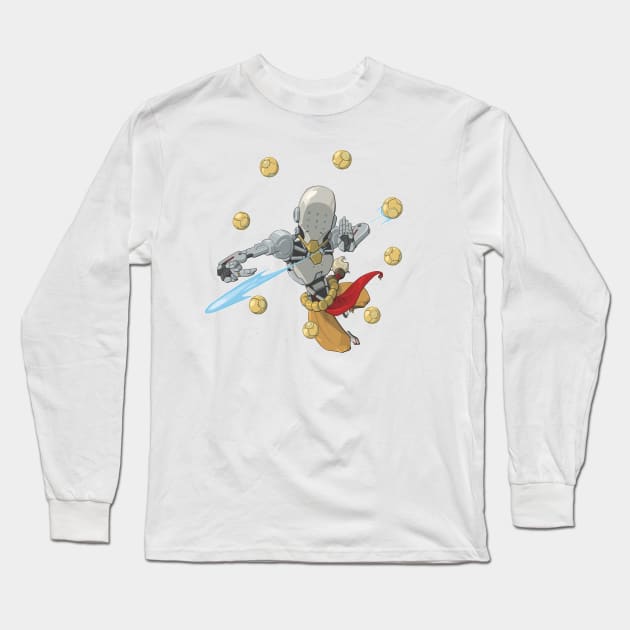 Zenyatta Long Sleeve T-Shirt by donisalmostagenius